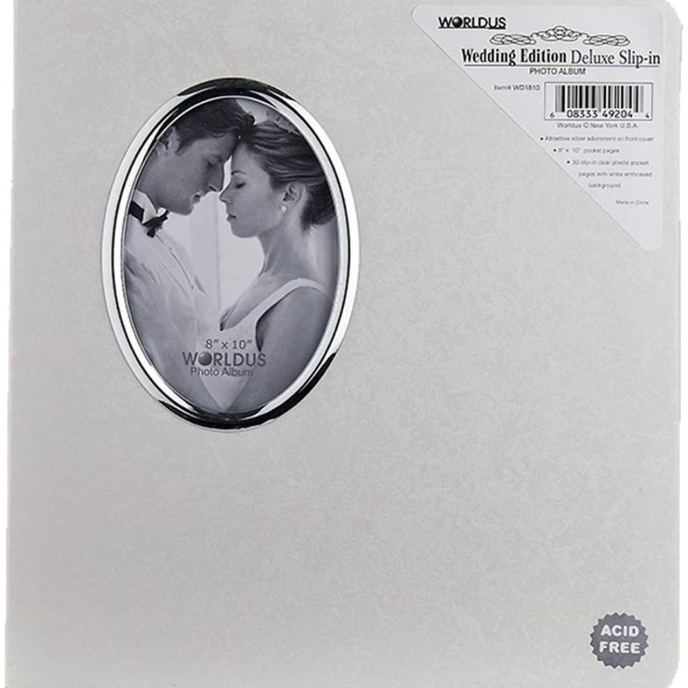 White Wedding Photo Album 8x10